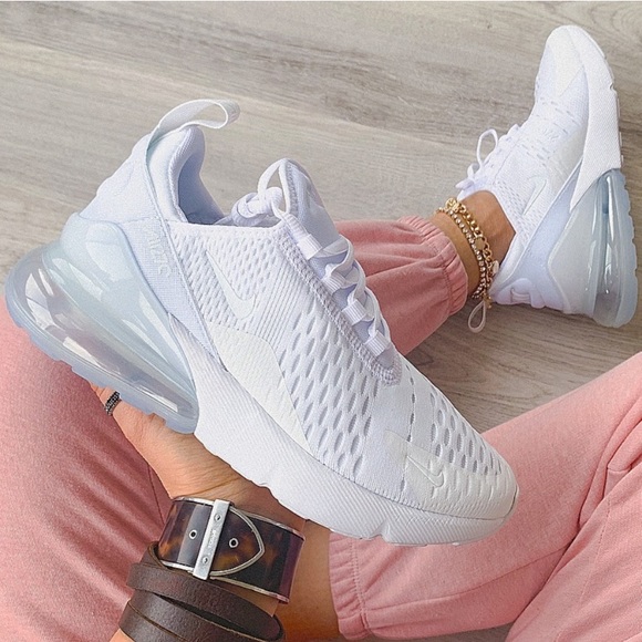 nike wmns air max 270 triple white